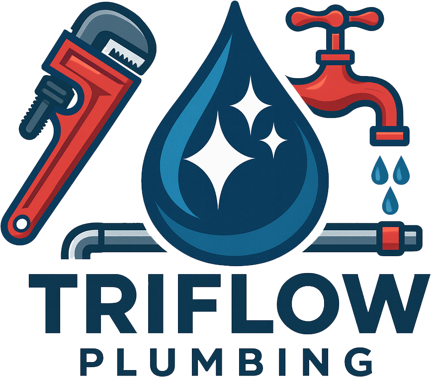 TriFlow Plumbing Logo